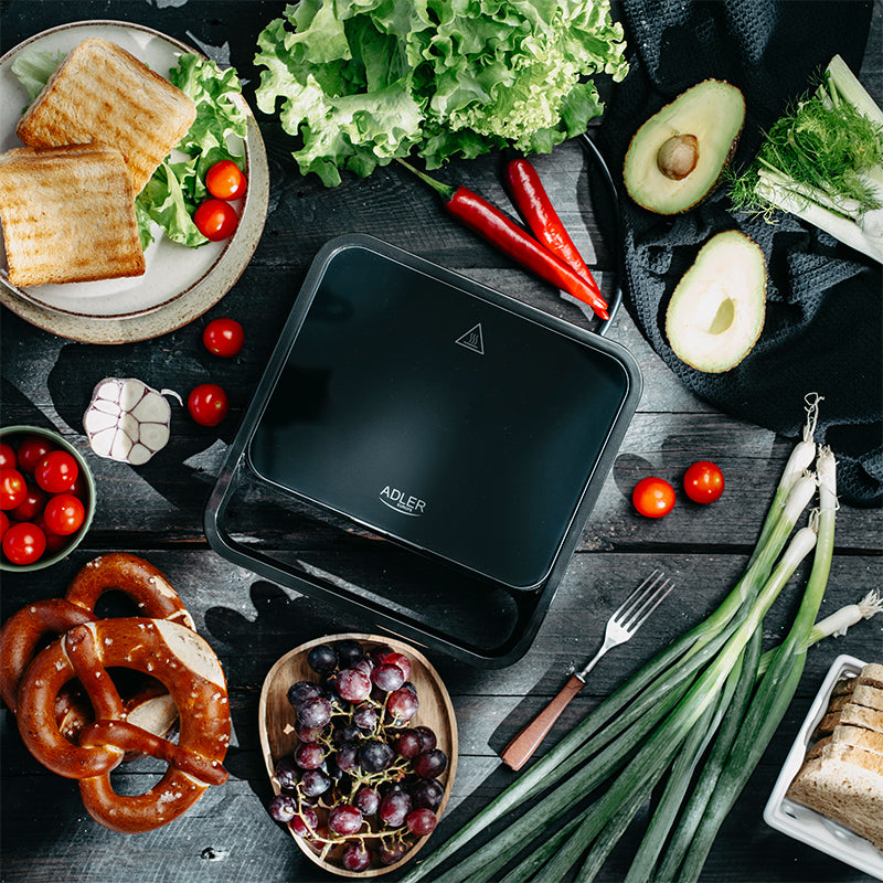 Sandwich Maker 2in1  Negru