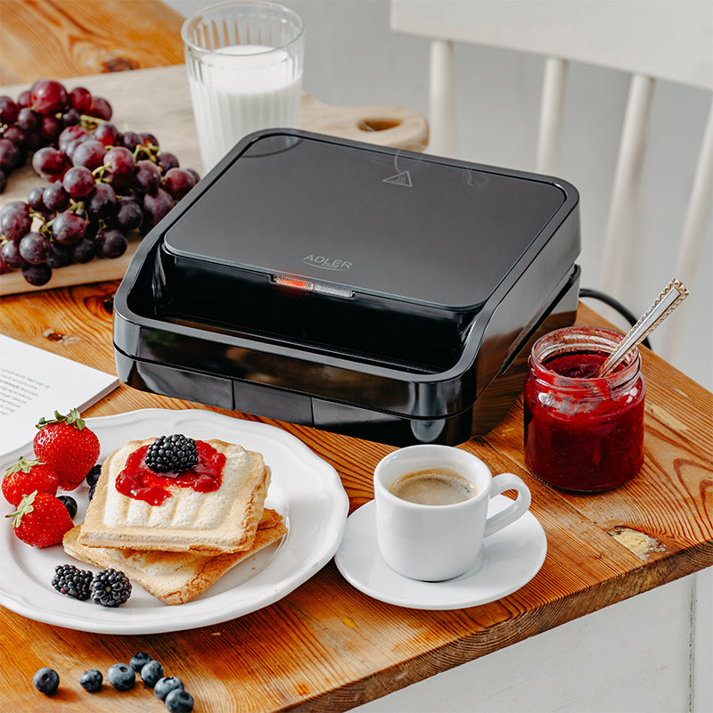 Sandwich Maker 2in1  Negru