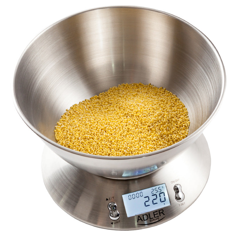 Cantar Bucatarie cu Bol Inox 1.8L