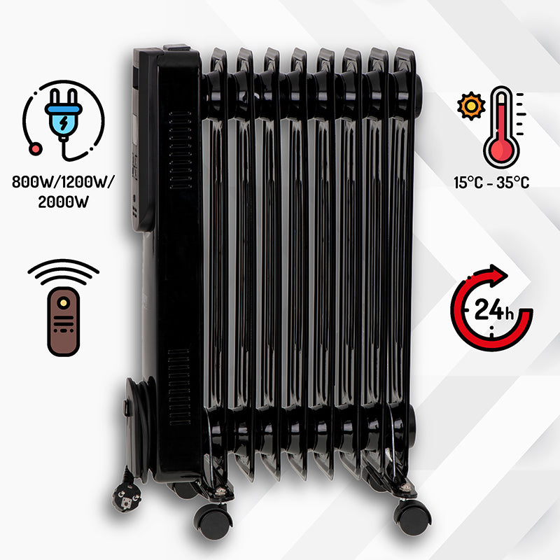 Radiator Ulei 9 Elementi 2000W