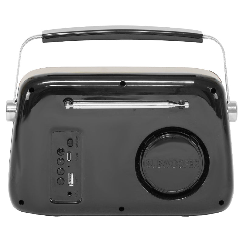 RADIO FM/DAB PORTABIL VINTAGE 40W CU FUNCTIE BLUETOOTH/AUX