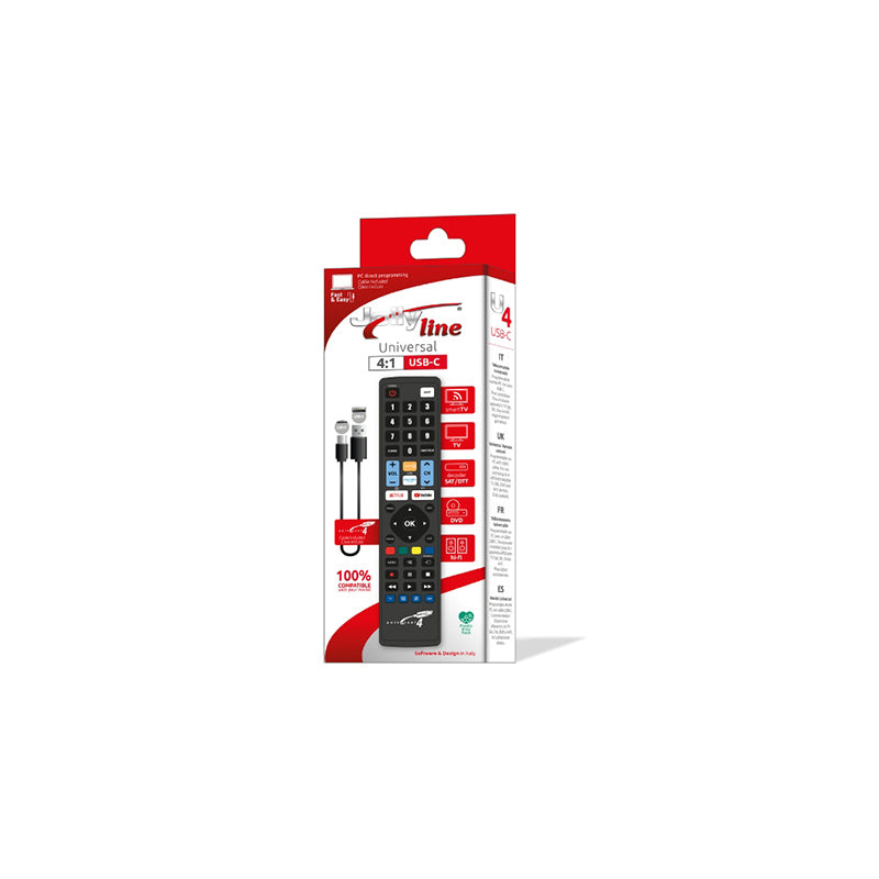 Telecomanda Universala Programabila USB-C 4:1