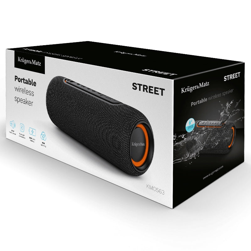 BOXA BT PORTABILA STREET NEGRU KRUGER&MATZ    KM0563