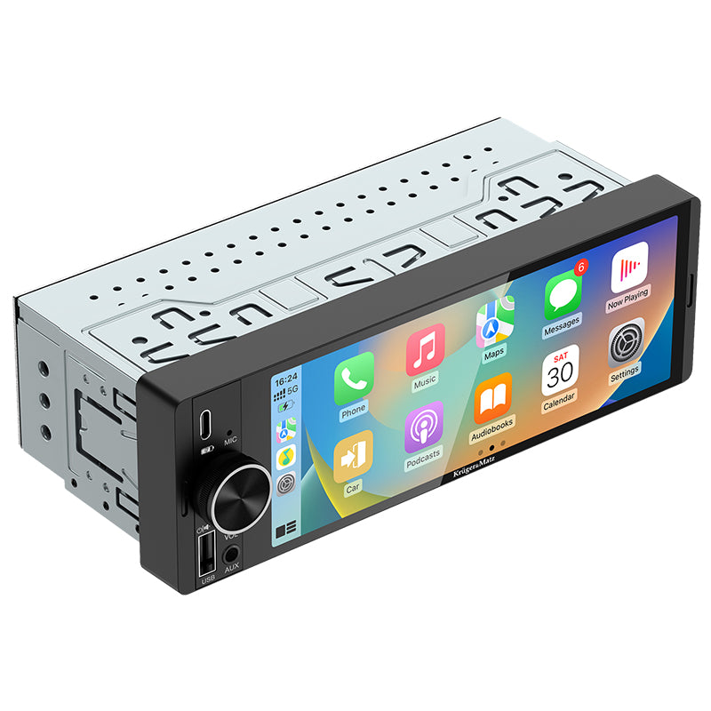 Player Auto 1 din 4X60W Carplay Android Auto