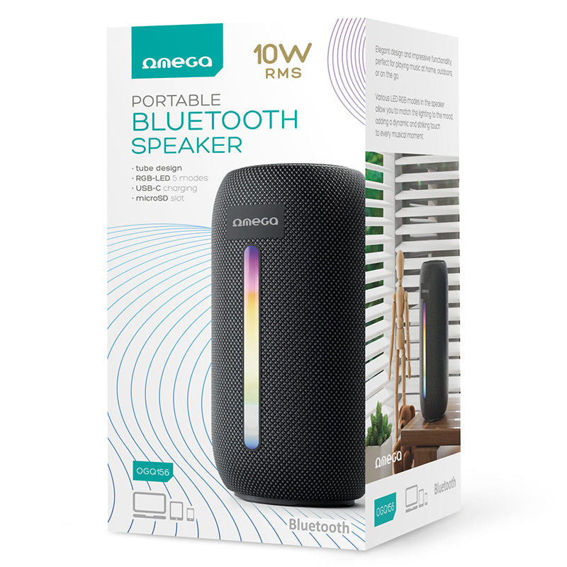 BOXA BLUETOOTH V5.1 10W RMS RGB   OGQ156