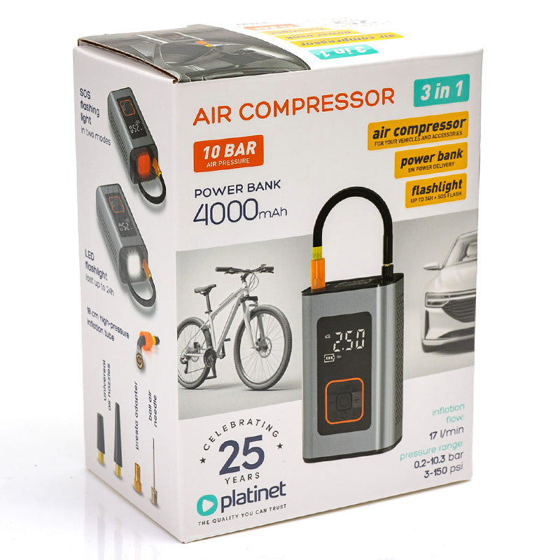 Compresor Auto Acumulator 4000Mah 10 Bar