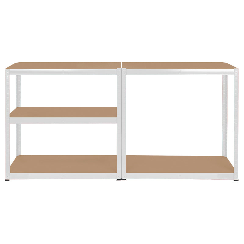 RAFT METALIC 5 POLITE 750KG MDF 180X90X40 ALB REBEL