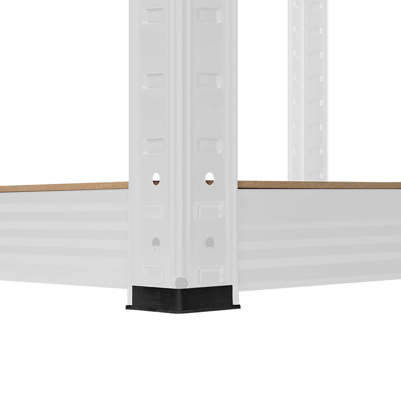 RAFT METALIC 5 POLITE 750KG MDF 180X90X40 ALB REBEL