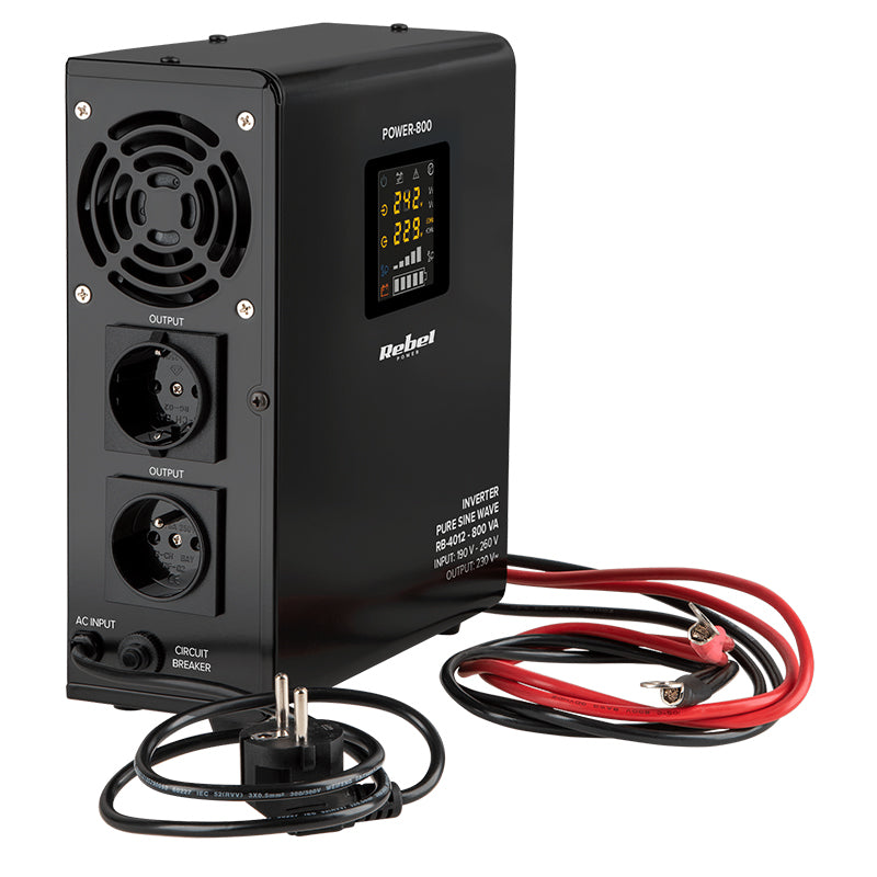 UPS CENTRALE TERMICE SINUS PUR 800VA 500W 12V REBEL