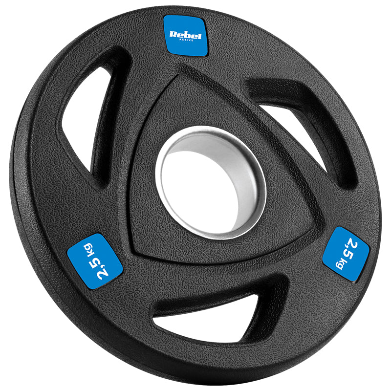 Disc Greutate Fonta Cauciucata Set 4 X 2.5 KG
