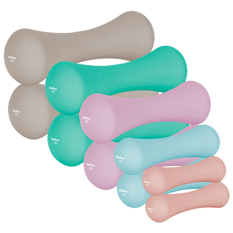 Gantera Fonta Invelis Neopren Set 10 Buc 21KG
