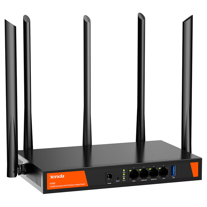 Router 3000MBPS 5 Antene Dual Band Tenda