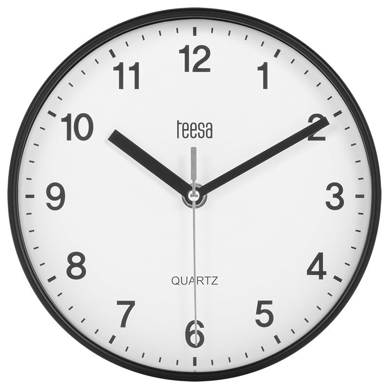 Ceas Perete 20cm Negru