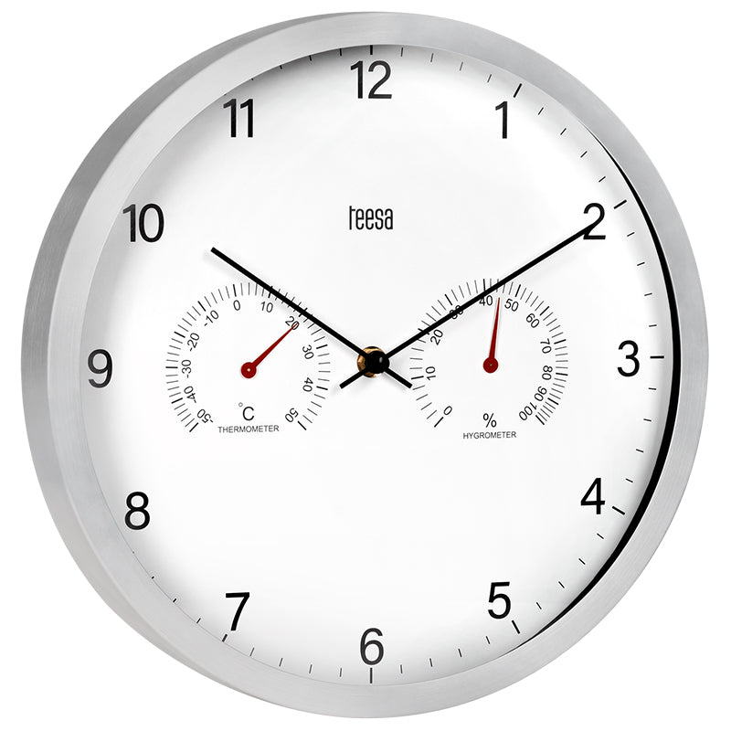 Ceas Perete 30cm Termometru Higrometru