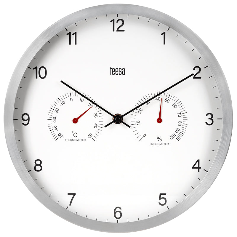 Ceas Perete 30cm Termometru Higrometru