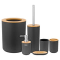 Set 6 Accesorii Baie Negru
