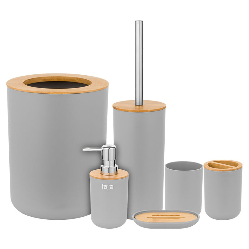 SET 6 ACCESORII BAIE GRI