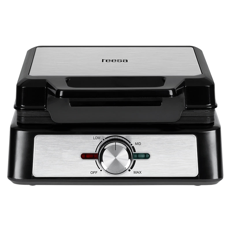 Aparat 2 Wafe 1600W Inox