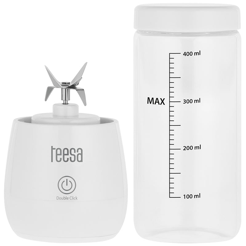 Blender Portabil 450ml 100W 2X 2000 Mah