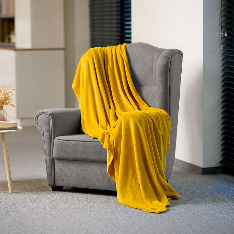 Patura Fleece Polar 150X200cm Galbena