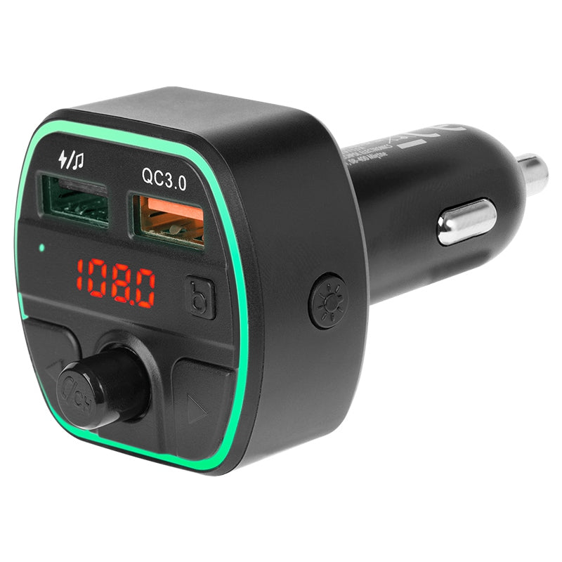 Modulator FM Audio Bluethooth QC 3.0 2X USB