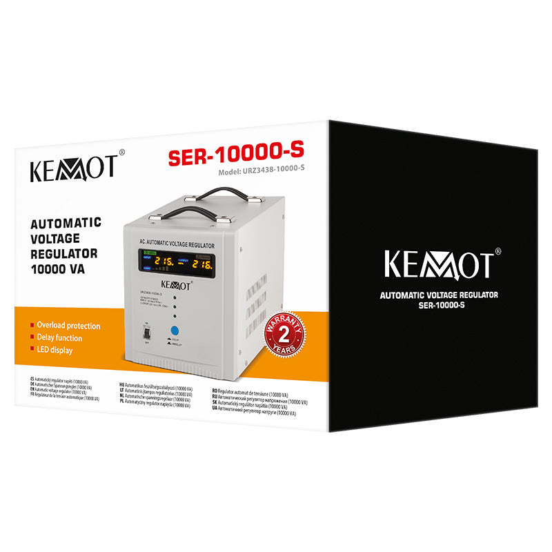 STABILIZATOR TENSIUNE AUTOMAT 10KVA KEMOT